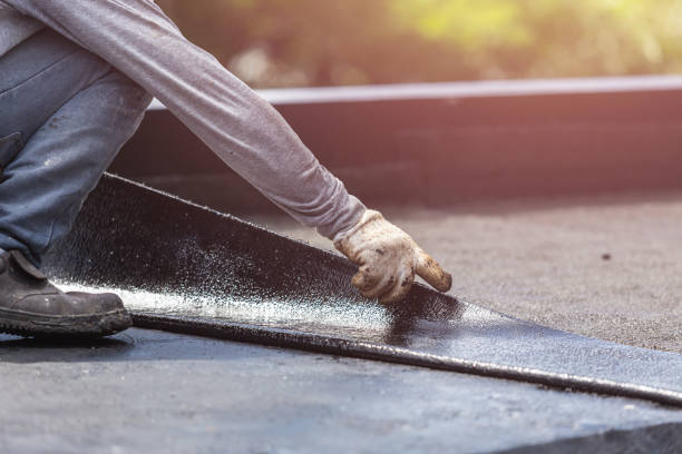 Professional Waterproofing technician working in La Rue, OH
